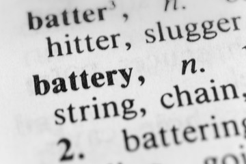 Obraz premium Battery