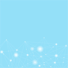 Abstract mesh background with circle,Line and shape.