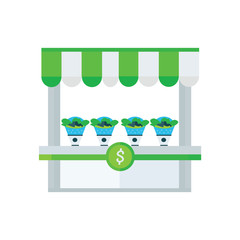 Taco vector shop, Bule Color