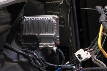 car controller in the operating position