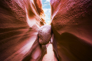 Scenic and Magic Antelope Canyon near Page, Arizona, United States of America
