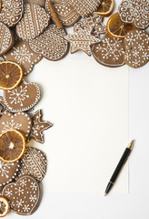 Christmas homemade gingerbread