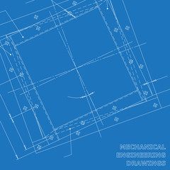 Subject vector background. Mechanical engineering elements. Technical illustration