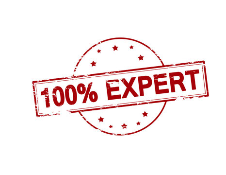 One hundred percent expert