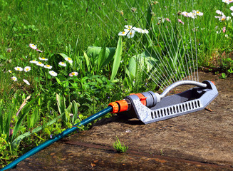 Automatic watering lawns device