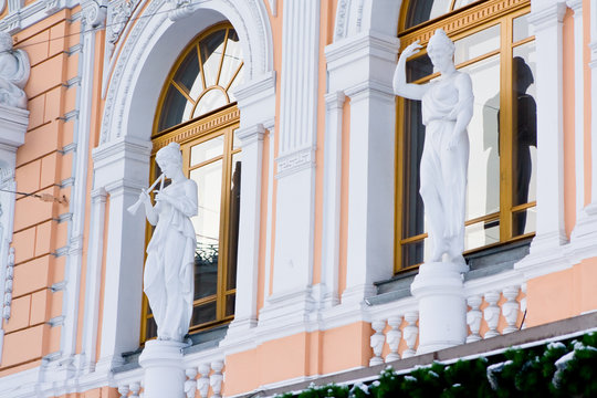 Circus Ciniselli (circa 1877) in Saint Petersburg, Russia. World Heritage Site of UNESCO. Architect Vasily Kenel
