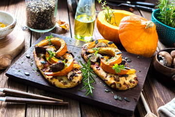 Kürbis Focaccia