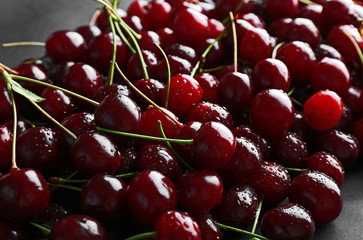 Cherries background