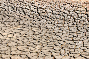 Cracked dry land without water.Abstract background.