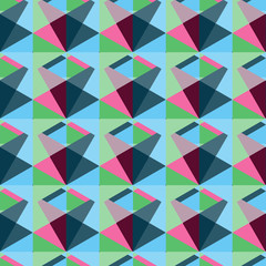 Retro abstract seamless pattern