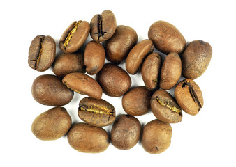 Coffee on a white background