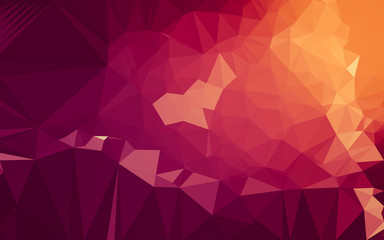 Abstract low poly background, geometry triangle