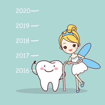  Tooth Note With Tooth Fairy