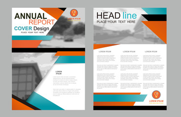 Abstract pattern vector modern flyers brochure / annual report /design templates / stationery with white background in size a4