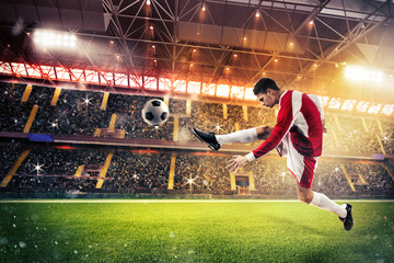 Football action in the stadium © alphaspirit