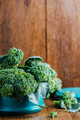 Broccoli in metal tiffin