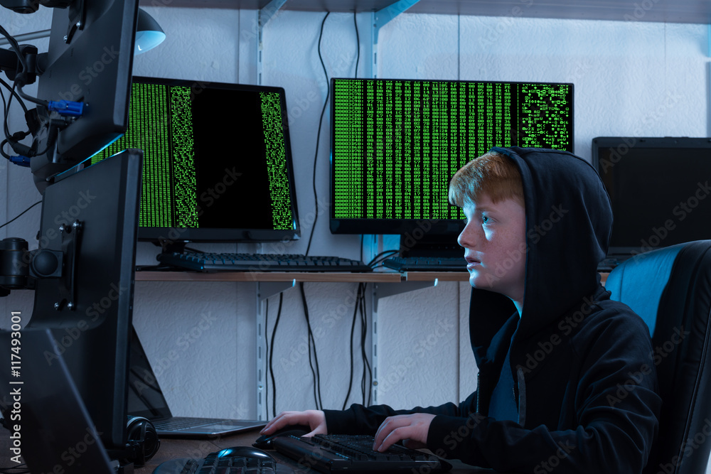 Poster Boy Stealing Information From Multiple Computers