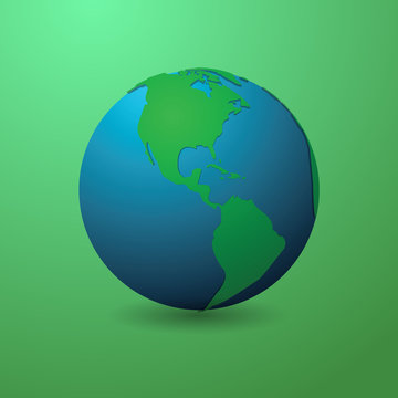 Green and clean world material design, Elements of this image furnished by NASA