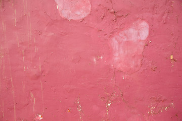 Outdoor wall in red colour