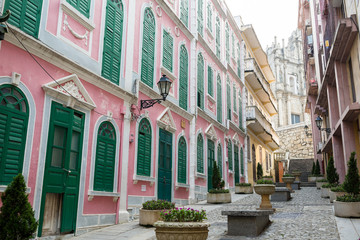 Old town in Macao city
