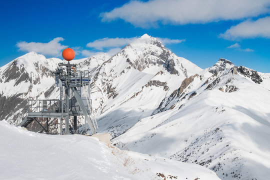 View at Grossglockner peak from ski resort Kals-Matrei - beautiful nature and winter sports in 

Austria. Grossglockner is the highest peak in Austria.