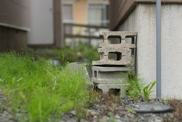 積まれたブロック