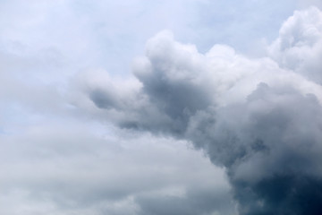 Fototapeta na wymiar Cloudscape with Sky and Clouds Background