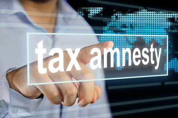 Tax Amnesty Issue Concept
