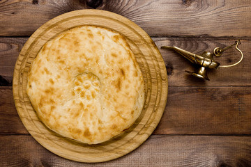 Traditional uzbek flatbread