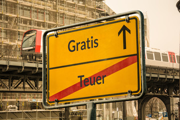 Schild 113 - Gratis