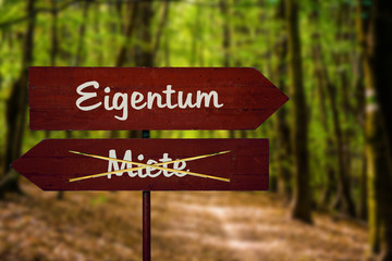 Schild 104 - Eigentum