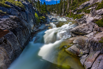 Yosemite Creek Flowing