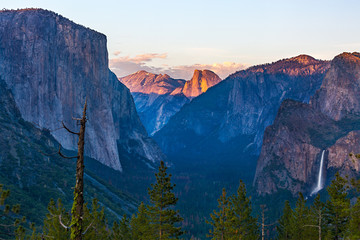 Sunset in Yosemite Valley