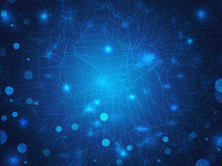 Fototapeta premium Ciemny niebieski streszczenie technologia tło
