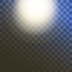 shiny sun vector, sunbeams, sunrays, Vector modern sun set on sample background. sunshine design. Yellow warm light effect, sun rays, beams on transparent background.