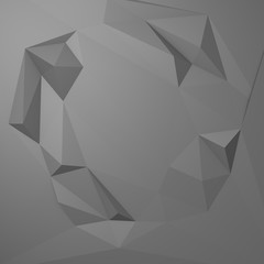 3d abstract low polygon background