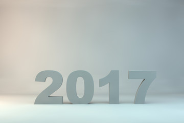 new year 2017 on background