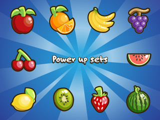 The power up item sets.