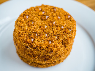 a fresh honey cake