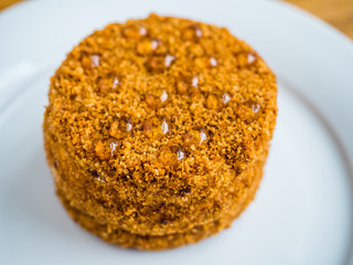 a fresh honey cake