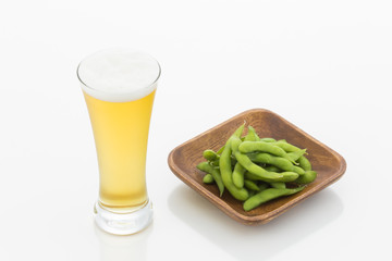 ビールと枝豆