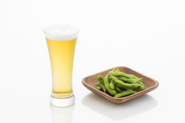 ビールと枝豆