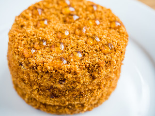 a fresh honey cake