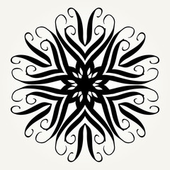 Ornate doodle mandala