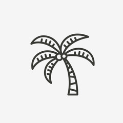 coconut tree icon