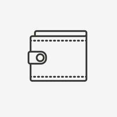 wallet outline icon
