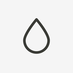 drop outline icon