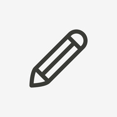 pencil outline icon