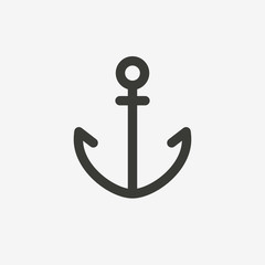 anchor outline icon