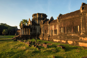 Angkor Wat - Archeological park temple. Monument of Cambodia